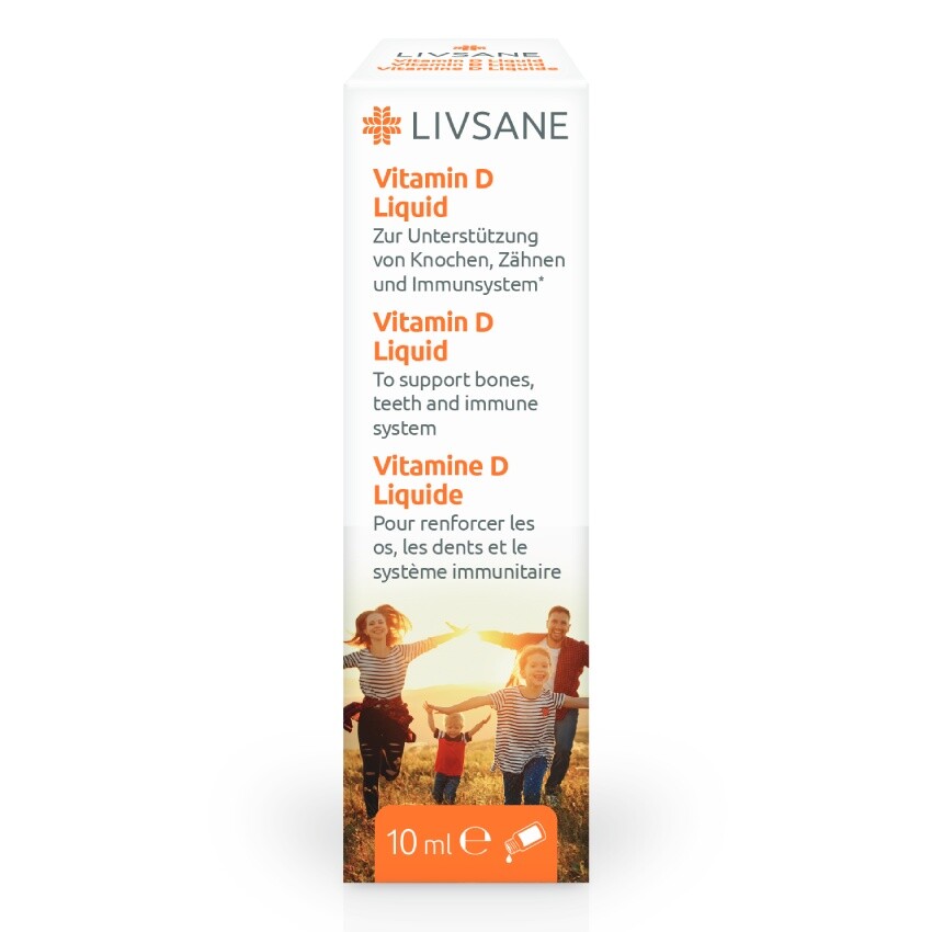 LIVSANE Vitamin D pro zdravý růst kapky 10ml