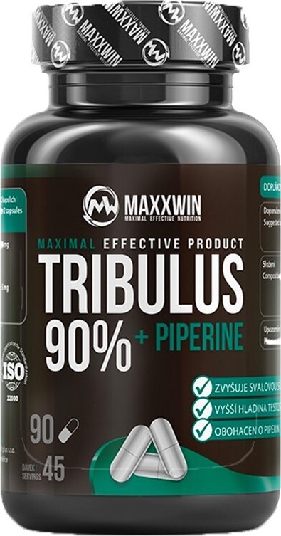 MaxxWin Tribulus 90% + Piperine 90 cps