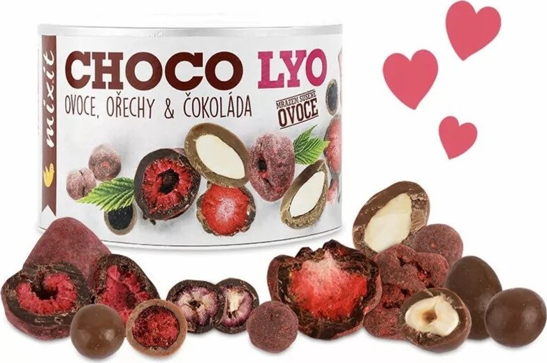 Mixit Choco Lyo Ovoce a ořechy v čokoládě 180g