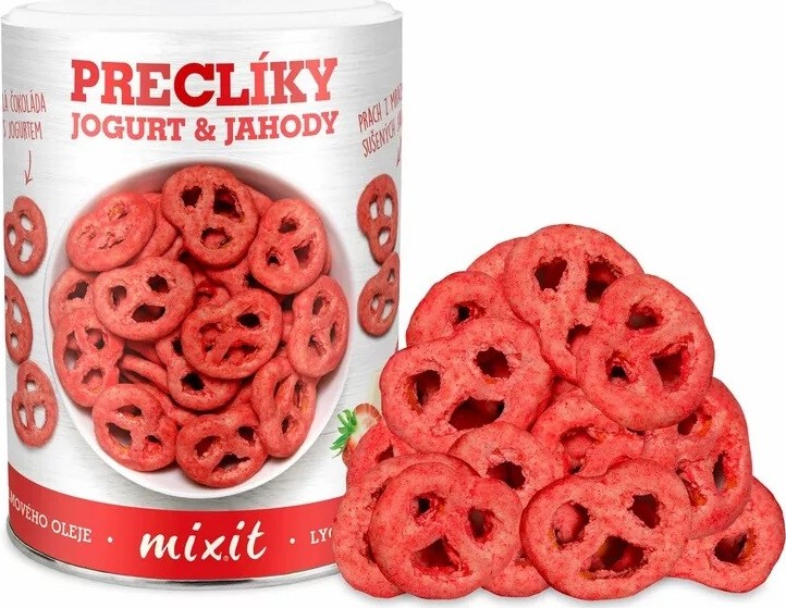 Mixit Preclíky Jogurt a Jahody 250g