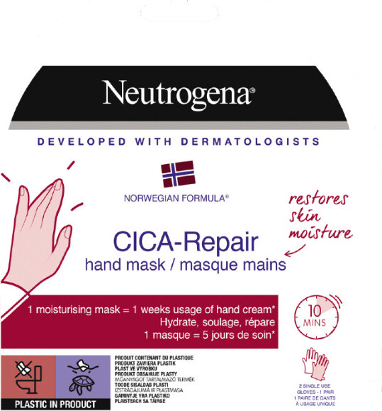 Neutrogena pečující maska na ruce CICA-Repair (Hand Mask) 1 pár