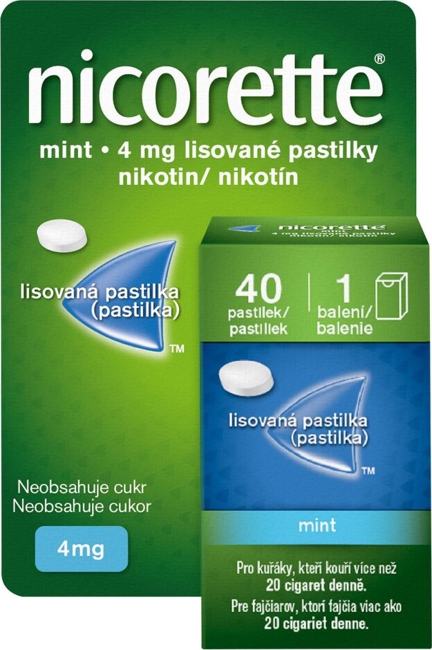 NICORETTE MINT 4MG PAS CMP 40