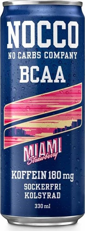 Nocco BCAA 330ml miami strawberry