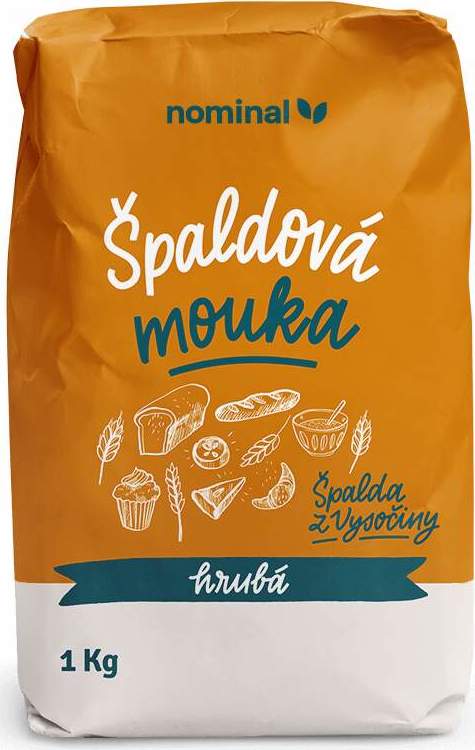 Nominal Špaldová mouka hrubá 1kg