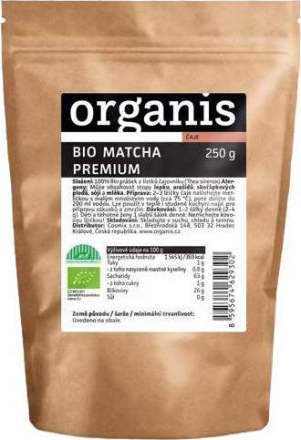 Organis Matcha Premium BIO 250g