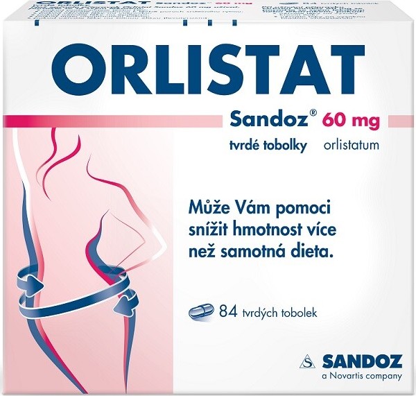 ORLISTAT SANDOZ 60MG CPS DUR 84 I