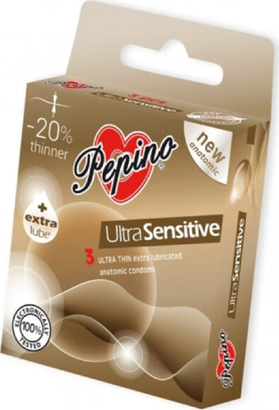 Pepino prezervativ Ultra Sensitive 3ks