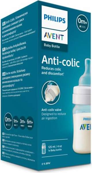 Philips AVENT Láhev Anti-colic 125ml 0m+