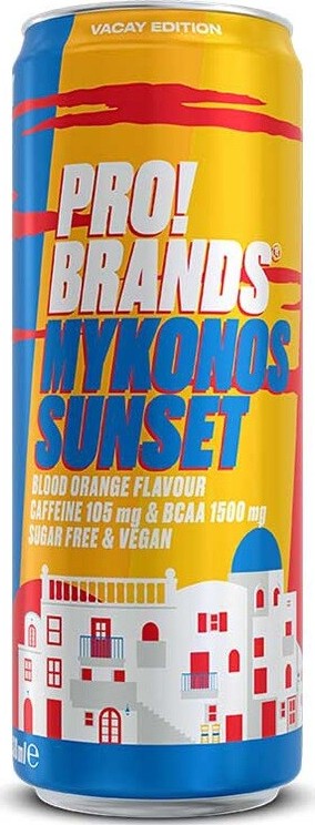 ProBrands BCAA Drink 330 ml mykonos sunset