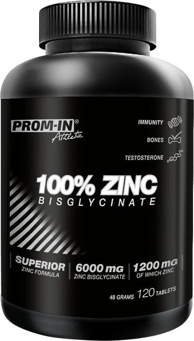 Prom-In 100% Zinc Bisglycinate 120 tbl