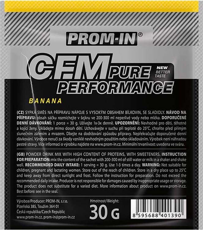 Prom-In CFM Pure Performance 30 g banán