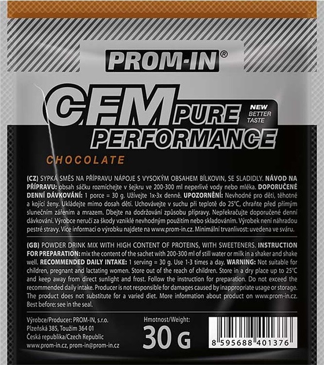 Prom-In CFM Pure Performance 30 g čokoláda