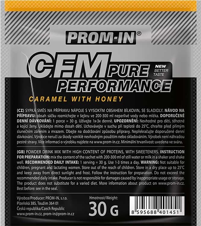 Prom-In CFM Pure Performance 30 g karamel med