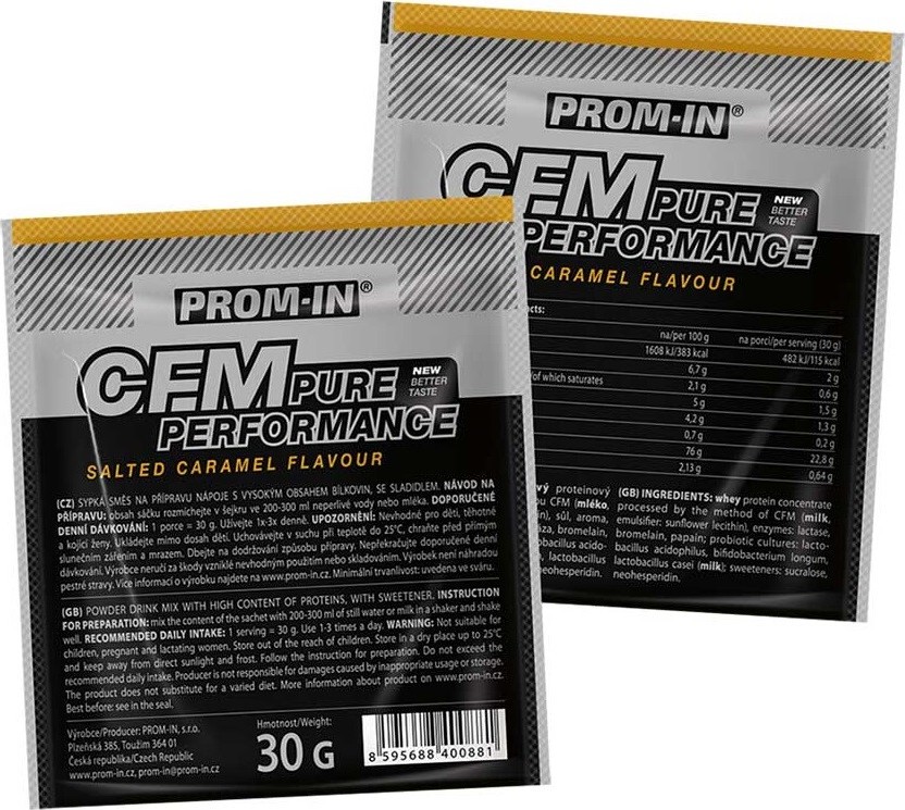 Prom-In CFM Pure Performance 30 g slaný karamel