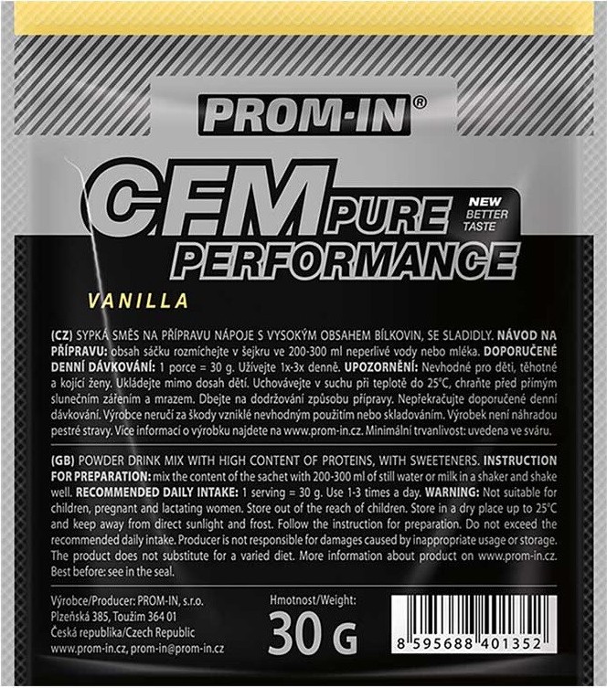 Prom-In CFM Pure Performance 30 g vanilka