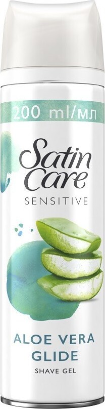 Satin Care Sensitive Aloe vera gel na holení 200ml