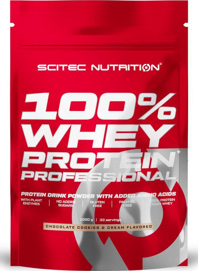 Scitec Nutrition 100% Whey Protein Professional 1000 g chocolate cookies cream