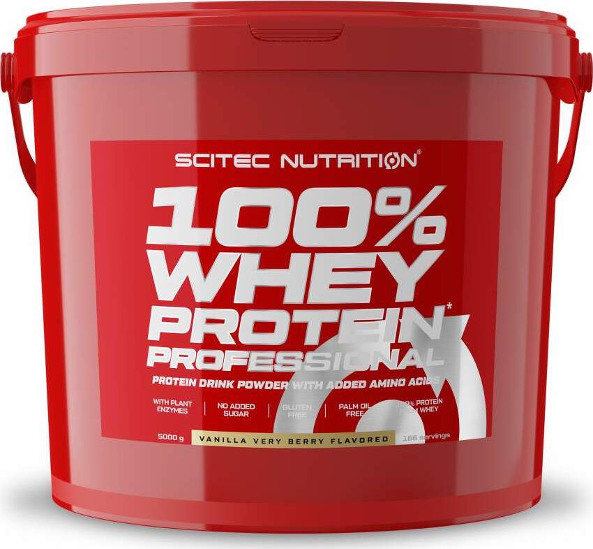 Scitec Nutrition 100% WP Professional 5000 g vanilla verry berry