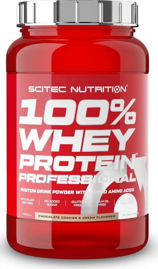 Scitec Nutrition 100% WP Professional 920 g chocolate cookies cream