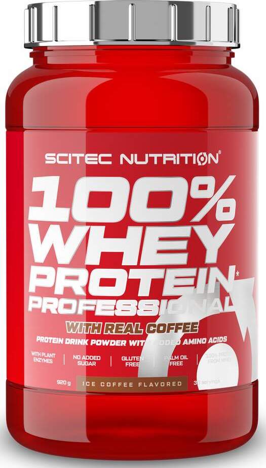 Scitec Nutrition 100% WP Professional 920 g ice coffee with real coffee