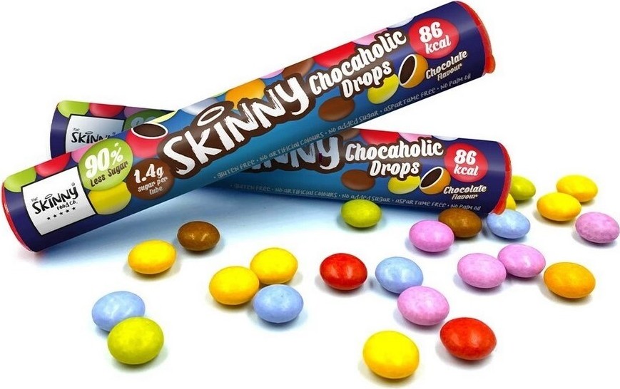 Skinny Chocaholic Drops 22g milk chocolate