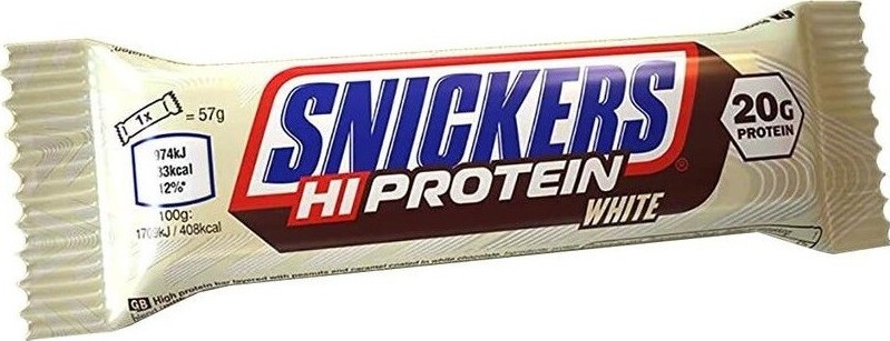 Snickers Hiprotein 57 g white chocolate