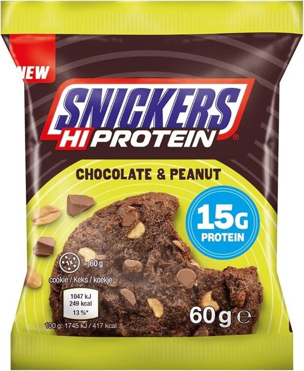 Snickers HiProtein Cookie 60 g chocolate peanut