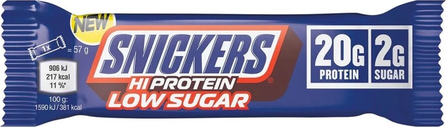 Snickers Hiprotein Low Sugar 57 g milk chocolate