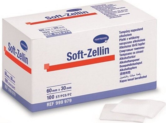 Tampon Soft-Zellin-C impreg.s alkoholem 100ks