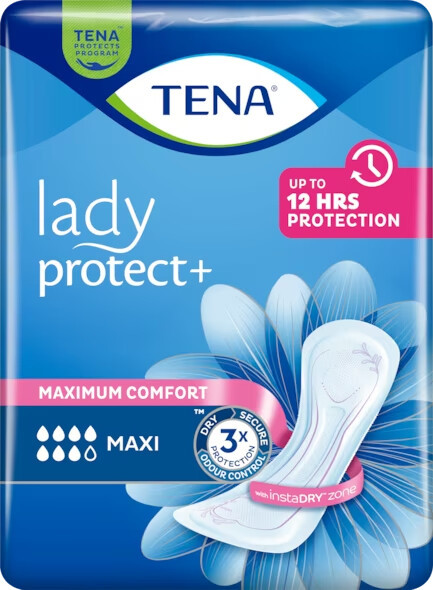 TENA LADY PROTECT+ MAXI VLOŽKY ABSORPČNÍ