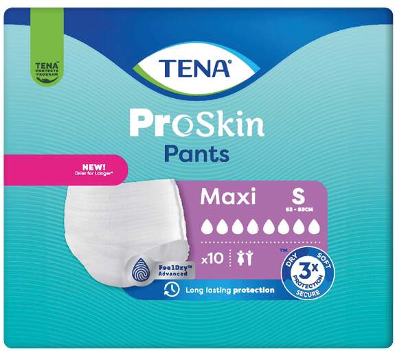 TENA Proskin Pants Maxi S Inkontinenční kalhotky 10ks