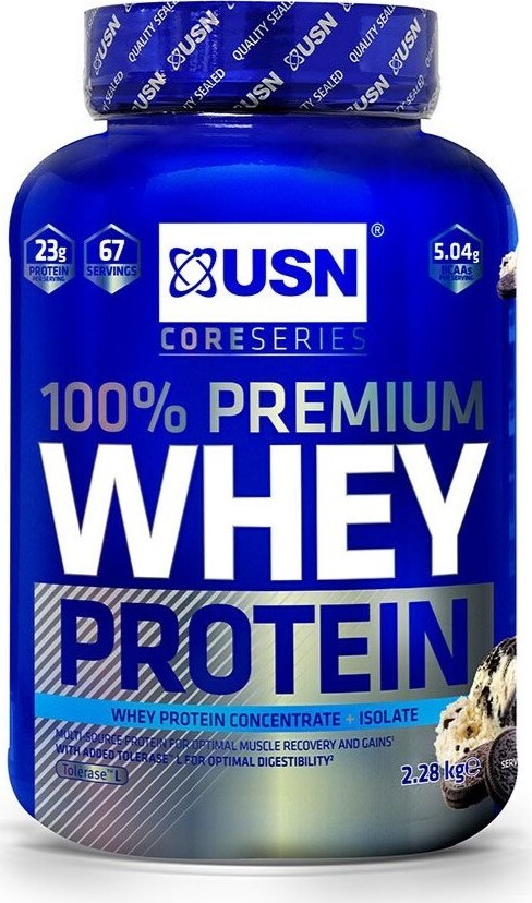 USN 100% Whey Protein Premium 2280g cookies and cream