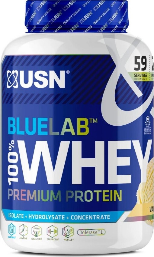 USN BlueLab 100% Whey Protein Premium 2000 g vanilka