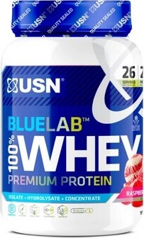 USN BlueLab 100% Whey Protein Premium 908 g malina