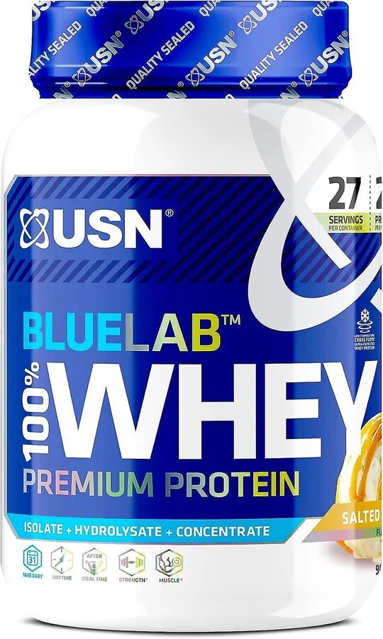 USN BlueLab 100% Whey Protein Premium 908 g salted caramel