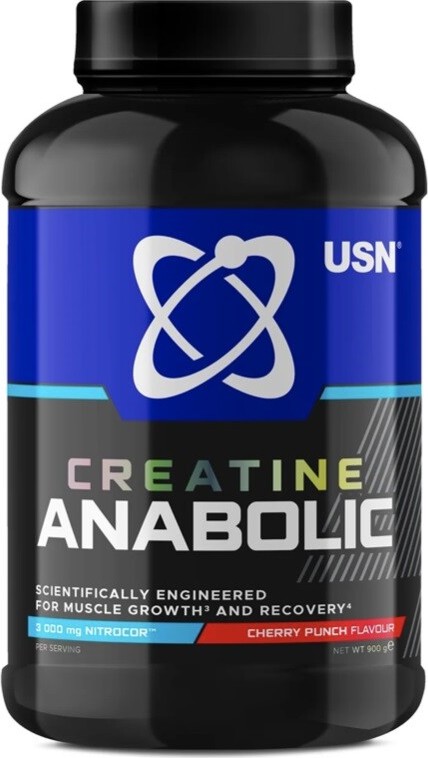 USN Creatine Anabolic 900g třešňový punč