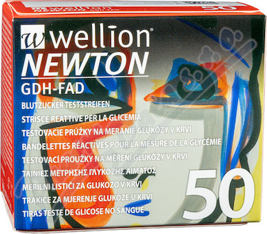 Wellion NEWTON testovací proužky Ke glukometru Wellion NEWTON GDH-FAD