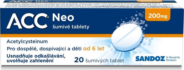 ACC NEO 200MG TBL EFF 20