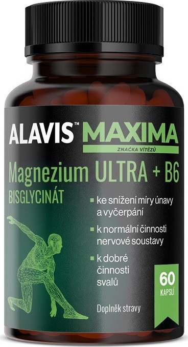 ALAVIS MAXIMA Magnezium ULTRA+B6 60 kapslí