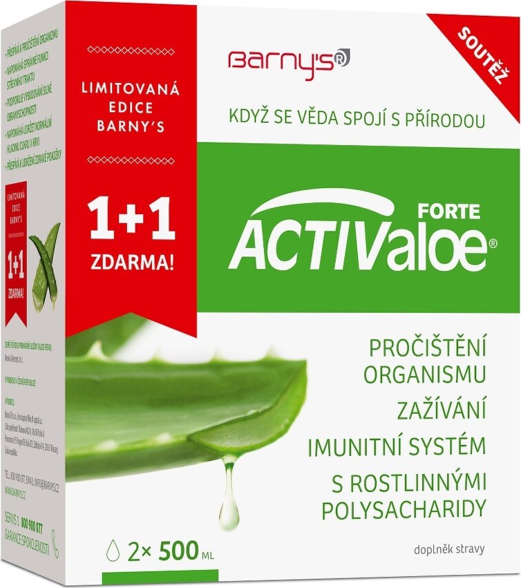 Barnys ACTIValoe FORTE 2x500ml limitovaná edice