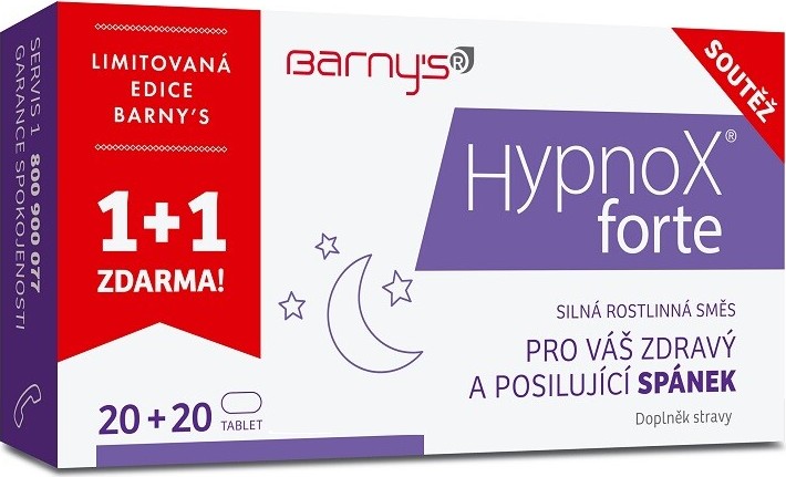 Barnys HypnoX forte tbl.20+20 zdarma