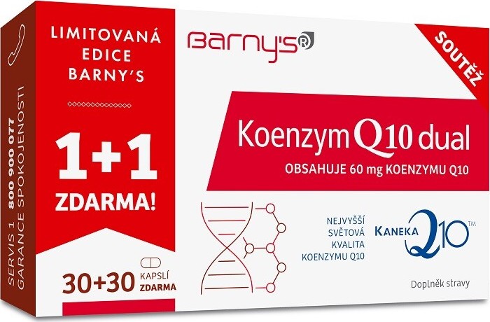 Barnys Koenzym Q10 Dual limitovaná edice 30+30 kapslí