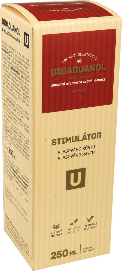 Bioaquanol U stimulátor vlas.růstu 250ml