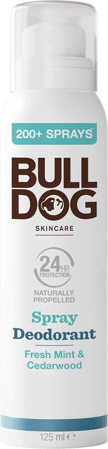 BULLDOG Fresh Mint&Cedarwood Spray Deodorant 125ml