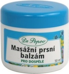 Dr.Popov Masážní prsní balzám pro dospělé 50ml