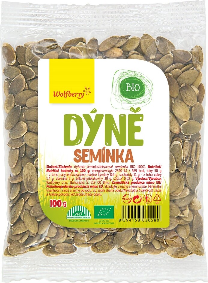 Dýně semínka BIO 100g Wolfberry