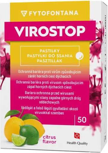 Fytofontana VIROSTOP pastilky citrus 50ks