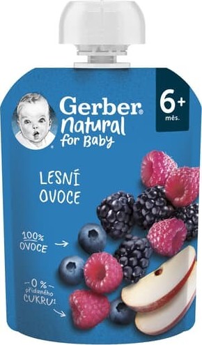 Gerber Natural Lesní ovoce kapsička 90g 6M+