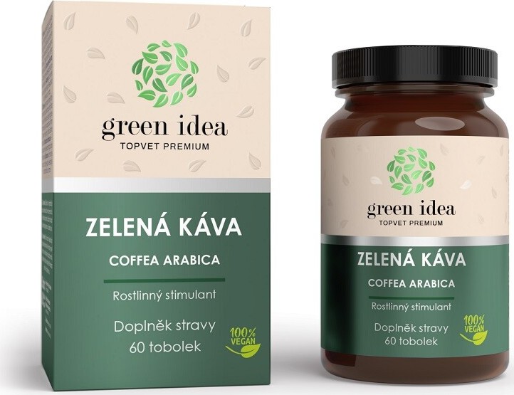 Green idea Zelená káva bylinný extrakt tob.60