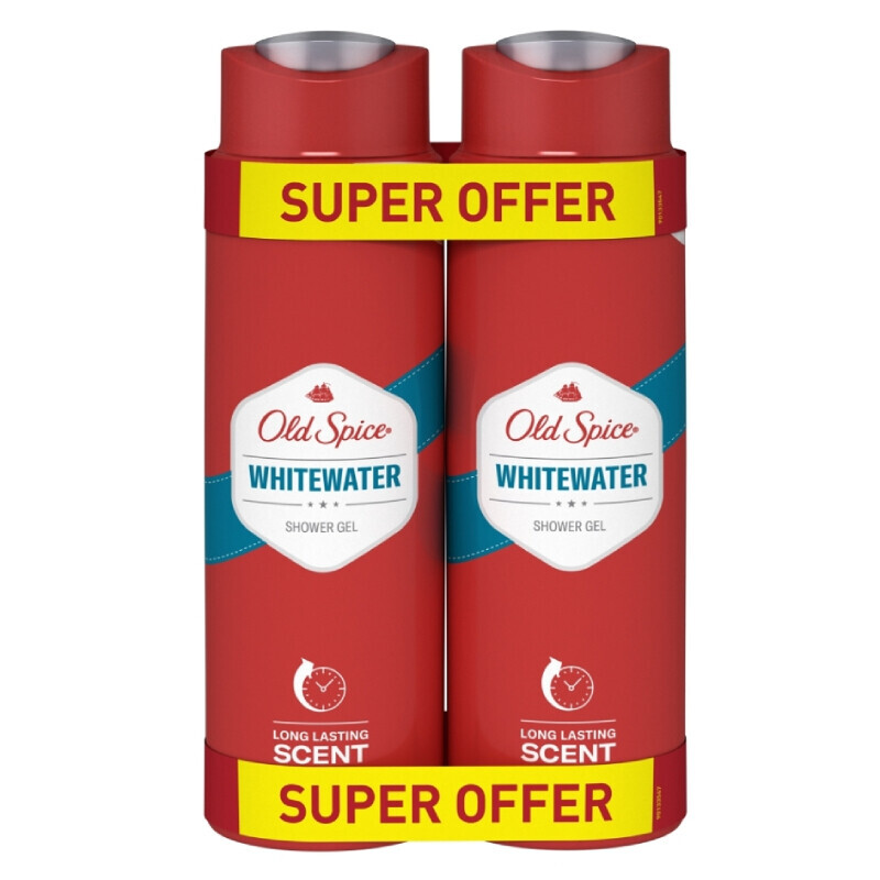 Old Spice WhiteWater sprchový gel 2x400ml